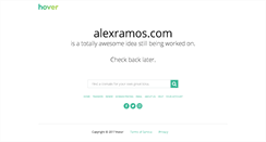 Desktop Screenshot of alexramos.com